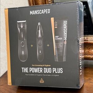Manscaped 2 trimmers&wash-Power Duo Plus Grooming Kit. Mens grooming & hygiene.